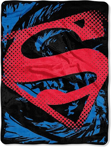 Amazon.com: Northwest DC - Superman Micro Raschel Throw Blanket, 46