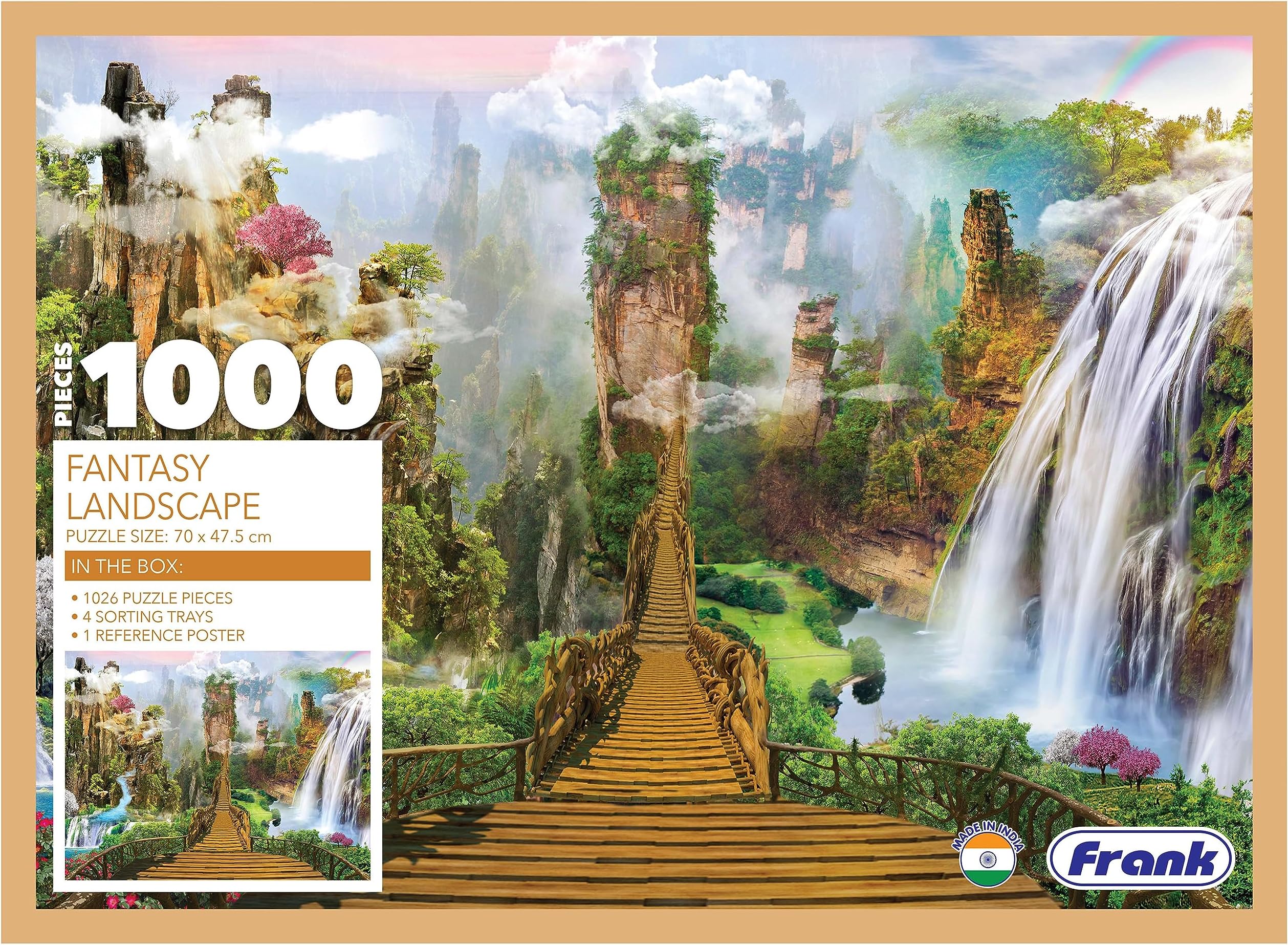 Fantasy Landscape Jigsaw Puzzle for Adults | 1000 Piece Jigsaw Puzzles for Adults & Kids Above 15 Years | Fun & Challenging | Stress Relief Puzzle Games for Focus & Memory, Gifts for Teenagers