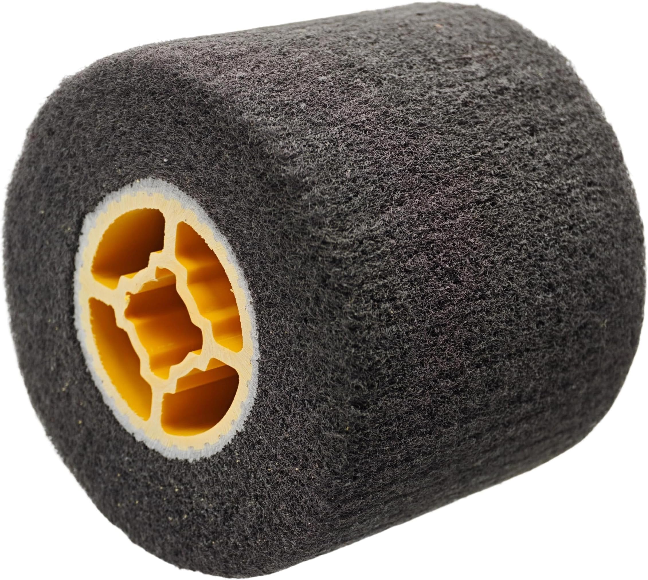 Non-Woven Abrasive Polishing Brush burnishing Wheel Mop Flap Wheel of Portable Motor Compatible with Burnishing Machine/Polisher/Sander 120x100mm (800#)