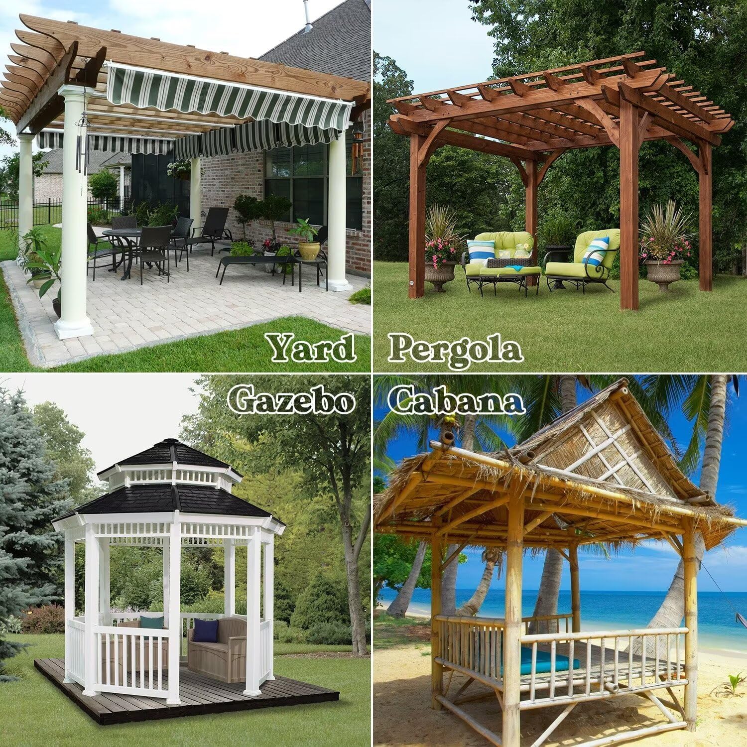 Outdoor Linen Sheer Curtains for Patio Waterproof, 2 Panels Rod Pocket Indoor/Outdoor Sheer Curtain for Pergola, Porch, Cabana and Gazebo，Gray 52 x 95 Inch