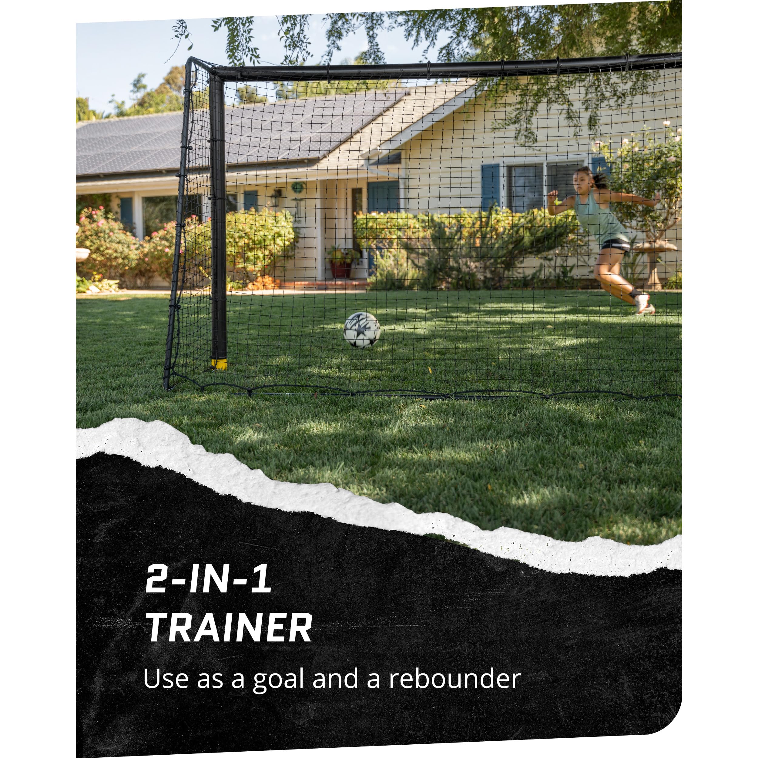 SKLZ Pro Soccer Training Goal – Versatile, Portable, Durable – Enhances Passing Accuracy, Ball Control, and Game-Readiness