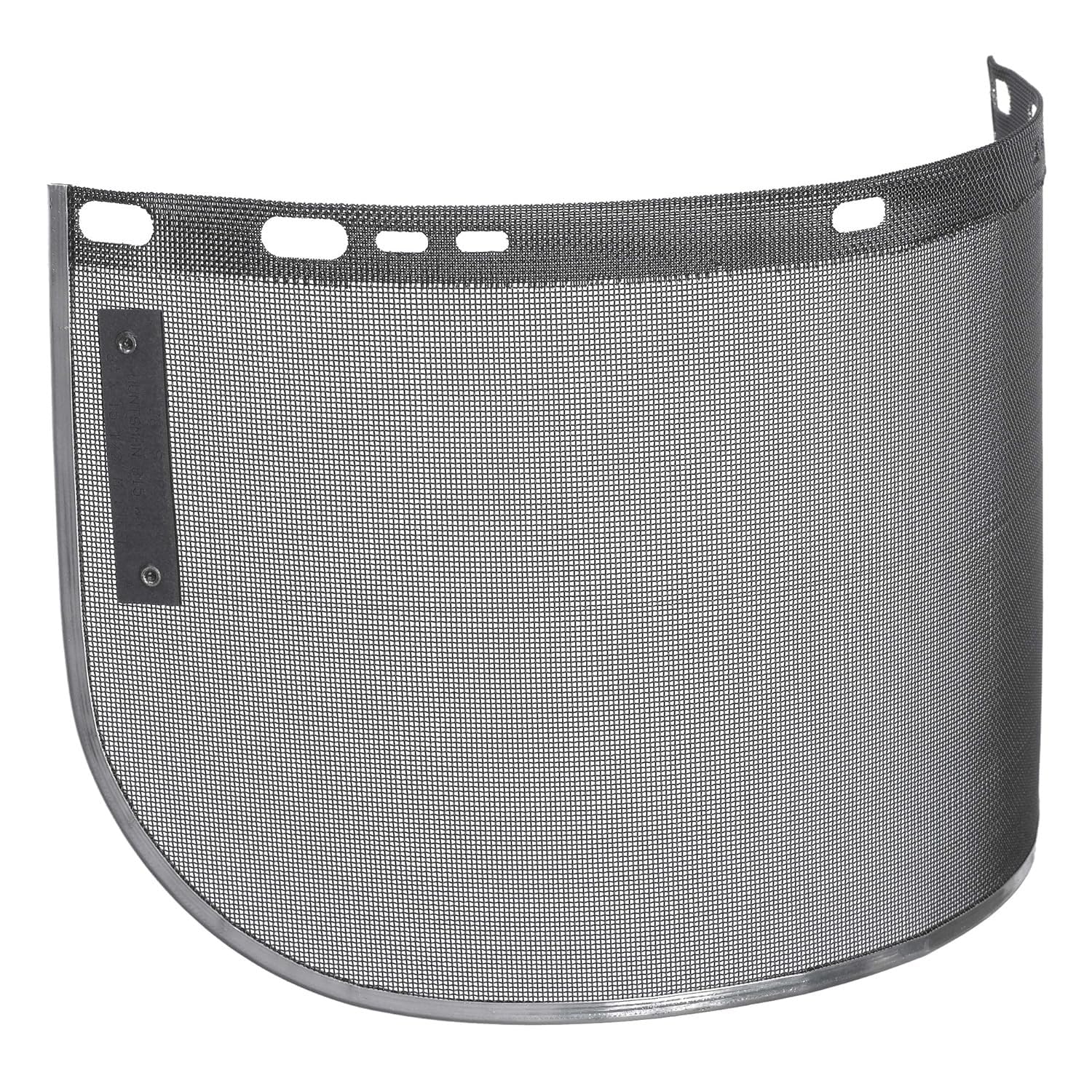 Jackson Safety Wire Mesh Face Shield Window, 8 In. x 15.5 In. x 0.02 In., Aluminum Bound, Black, 12 Units/Case, 29055