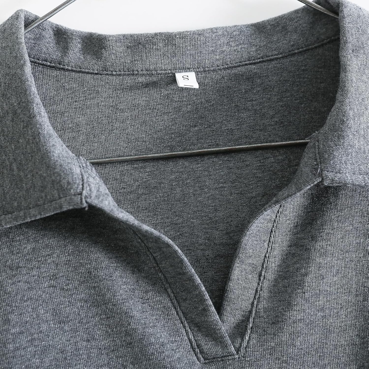 Inadays T Shirts for Women V Neck Summer Tops Short Sleeve Going Out Tops Slim Fit Workout Outfits Tight Tee - Image 7