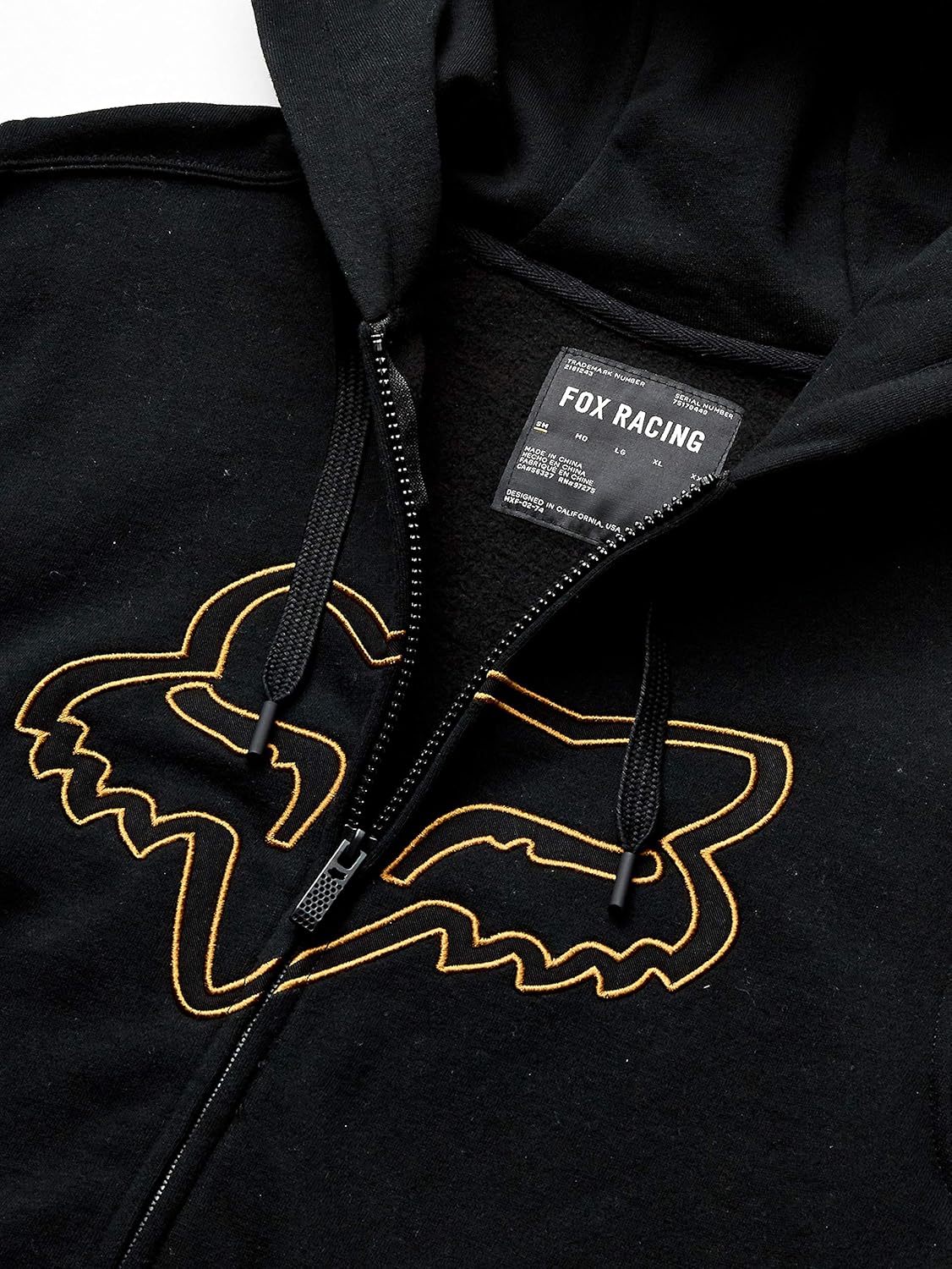 Fox Racing Men's Destrakt Zip Fleece Small Black