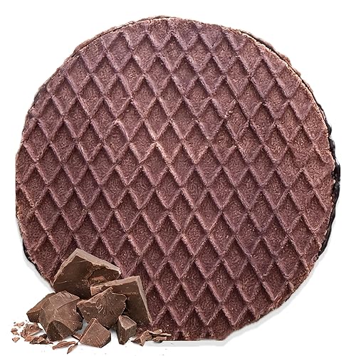 Miniatura 5 de 3Bros Stroopwafels, Galletas de Waffle Rellenas de Caramelo Holandés, Envueltas Individualmente, 10 Unidades, Fabricadas en EE. UU. (Chocolate)