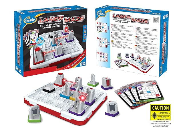 Foto 6 de 8 de ThinkFun - Lazer Maze, Juegos de Mesa Niños 8 Años o Más, Rompecabezas Niños, Juego Mesa 60 Desafíos…