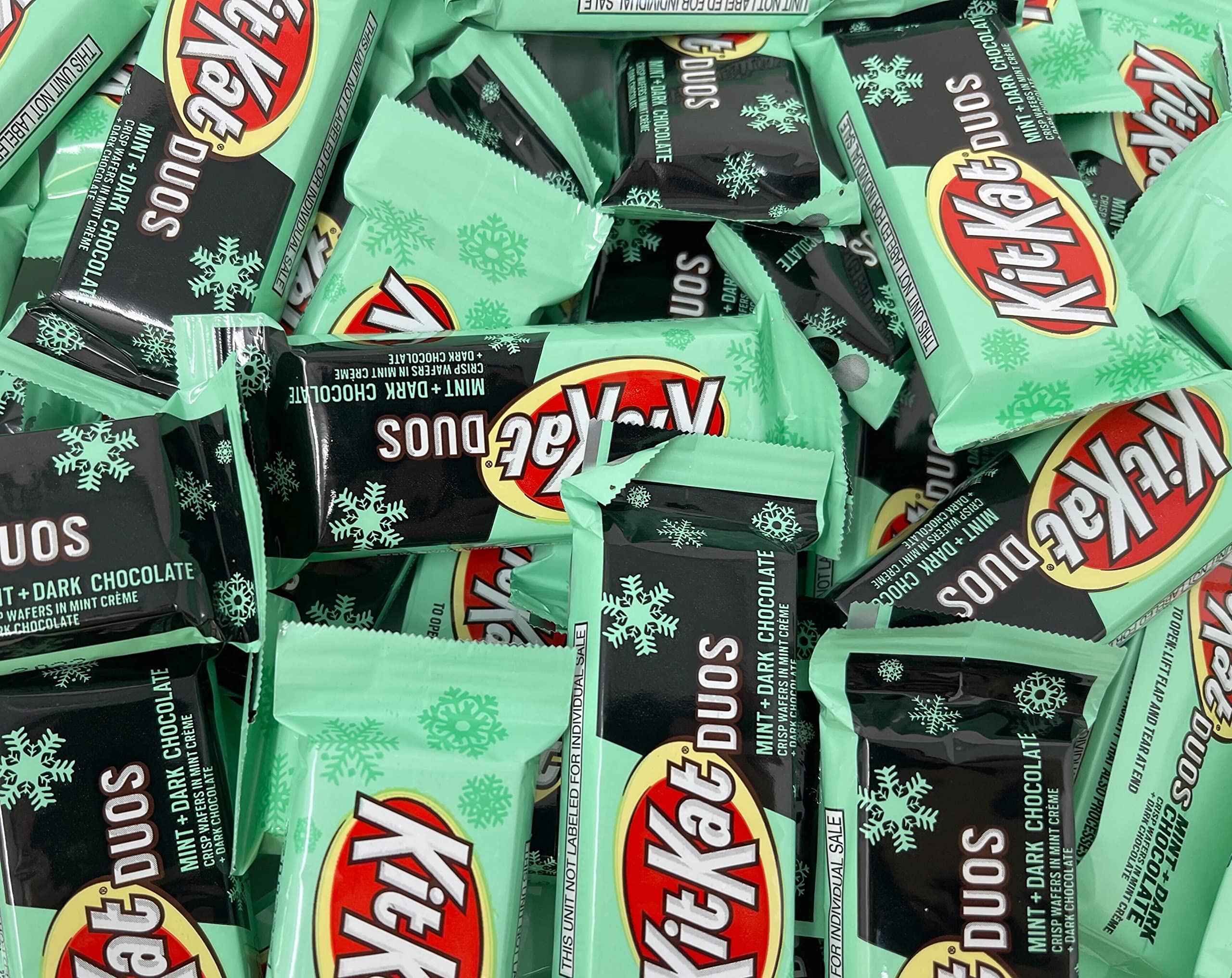 Buy KITKAT DUOS Mint and Dark Chocolate Snack Size Candy Bar, 2 Pound