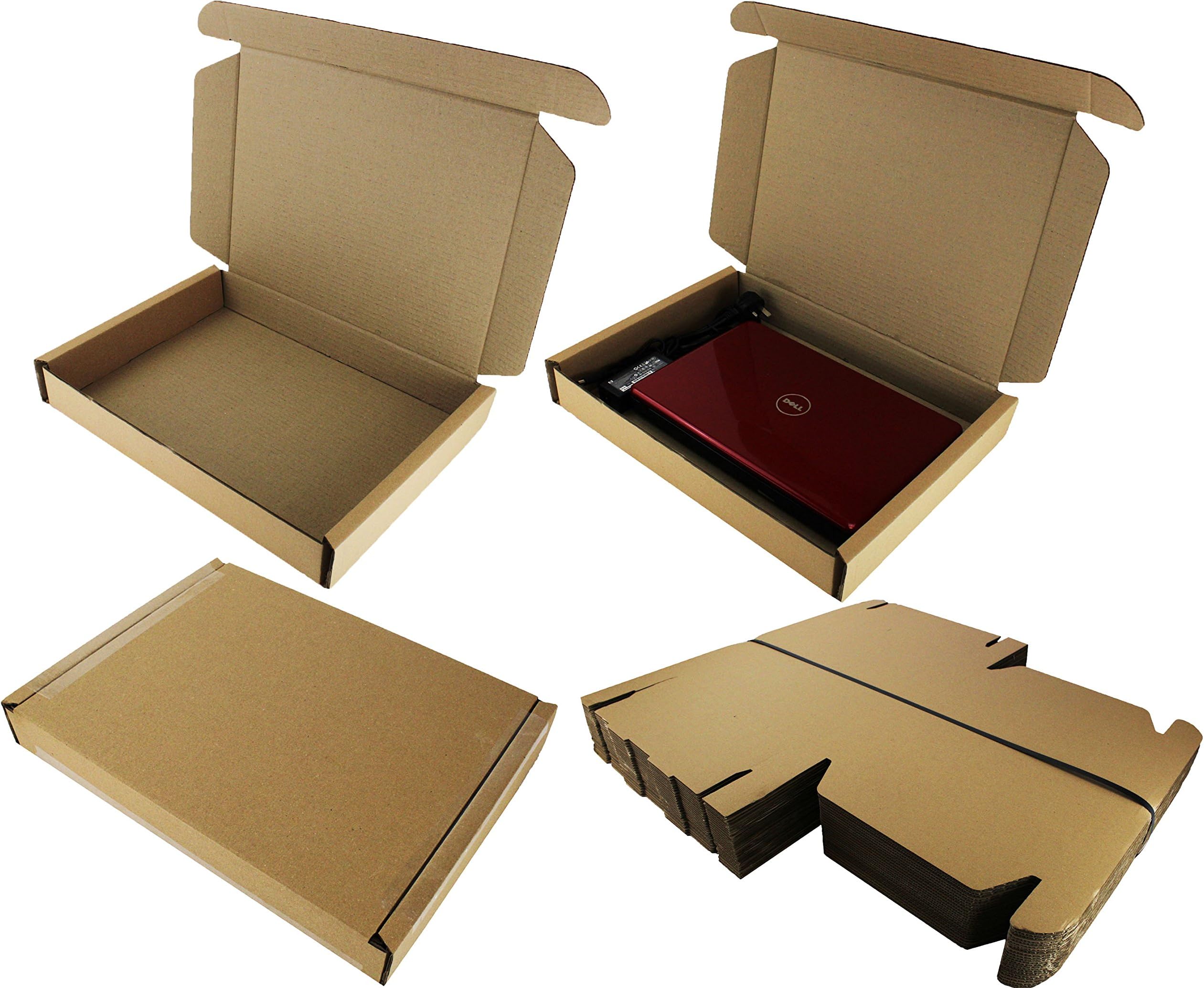1 x Laptop Shipping Mail Postal Strong Cardboard Box Screen 50x36x7cm