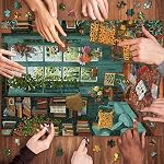 Cozy Study Puzzles for Adults 1000 Pieces, Jigsaw Puzzles for Adults 1000 Piece, Challenging Game Toys, Impossible Puzzle, Family Decoration Puzzle