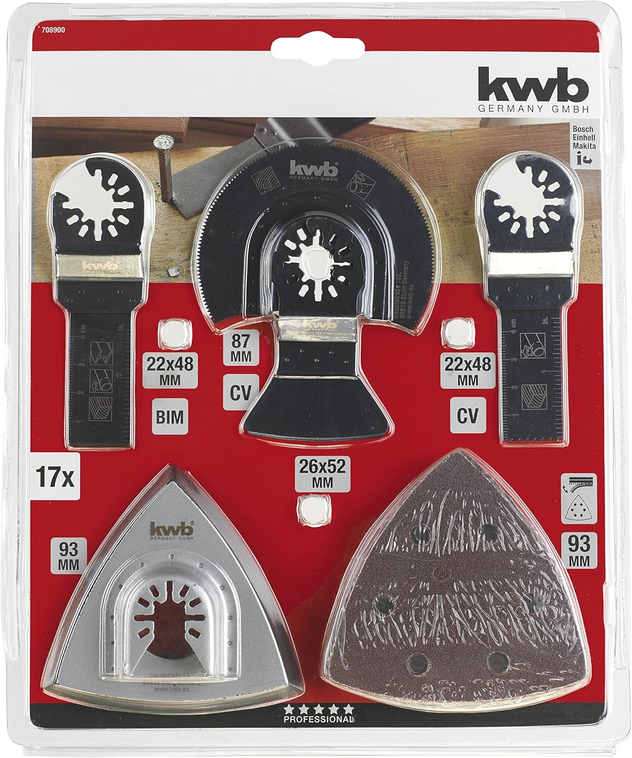 KWB - Universal Multi-Tool Tool Kit 17 Piece