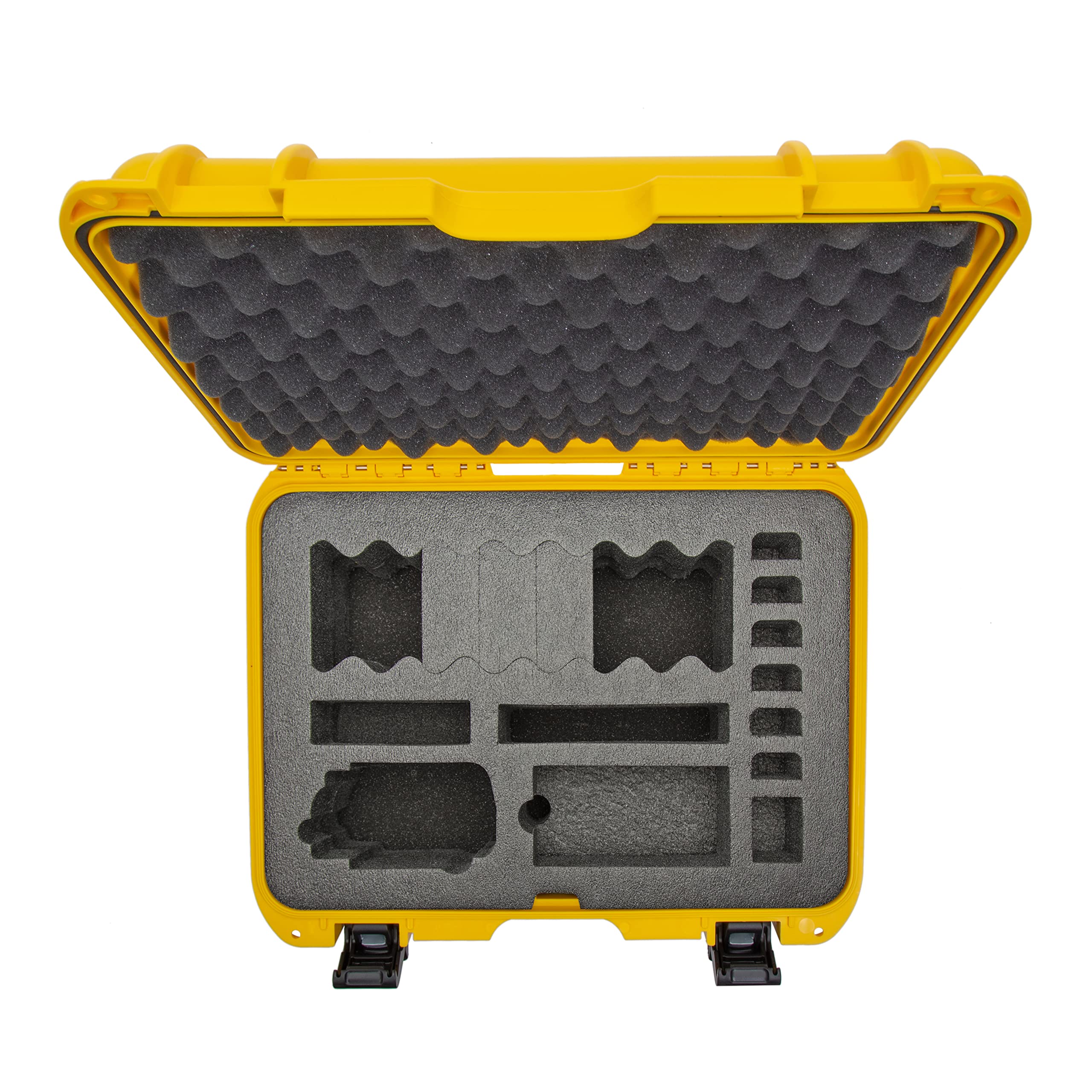 Nanuk 925 Custodia Rigida Impermeabile Per Fotocamera DSLR - Nero - Schiuma Pretagliata Per Canon E Nikon