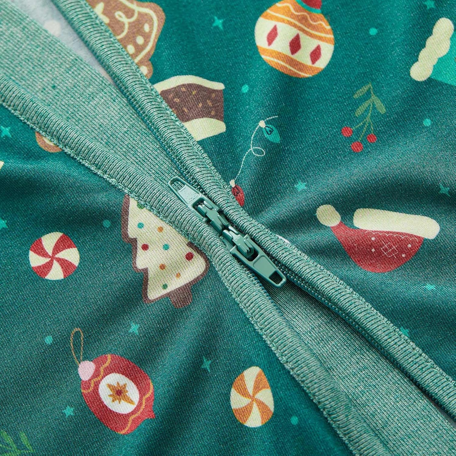 pureborn Baby Boys Girls Sleeper Viscose from Bamboo Pajamas 2-Way Zipper Snug Fit Sleepwear Nutcracker Christmas 6-12 Months - Image 5