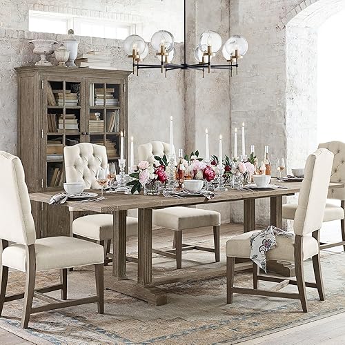 Miniatura 5 de Candelabro redondo con globo de vidrio (48 pulgadas de profundidad)