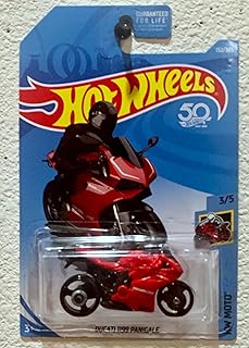 Hot Wheels 2018 50th Anniversary HW Moto Ducati 1199 Panigale (Motorcycle) 132/365, Red