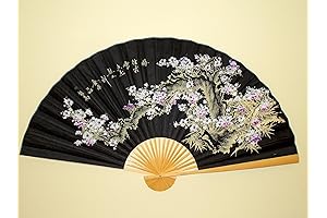 Yozjongngg: Elegant Wall Fan with Cherry Blossoms