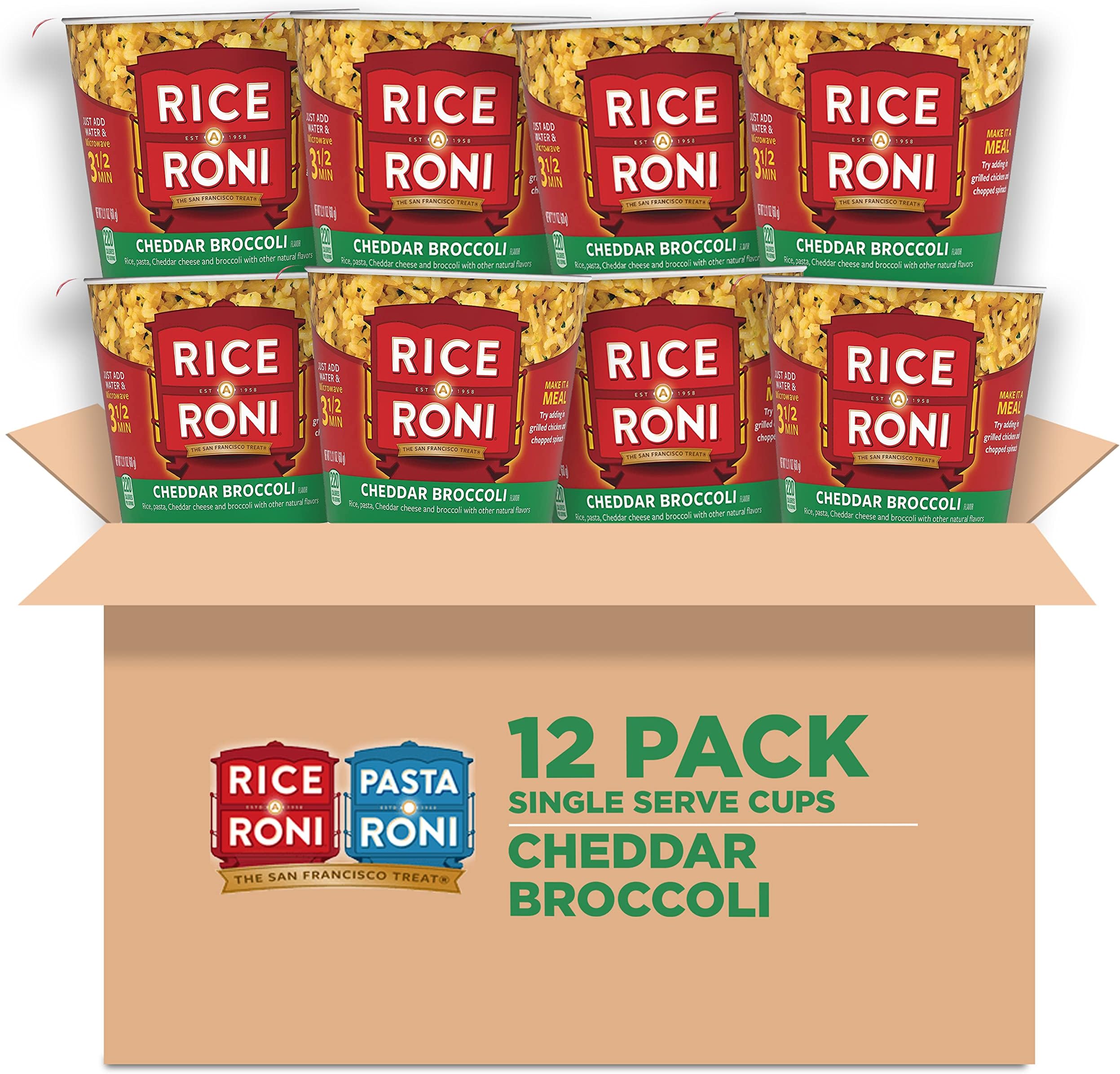 Rice-A-Roni Cups, Individual Cup 2.25 Ounce (Pack of 12)