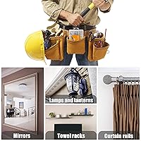 Vista 7 de KURUI Kit surtido de anclajes y tornillos para paneles de yeso, 270 unidades, 135 anclajes de expansión de pared seca de plástico y 135 tornillos