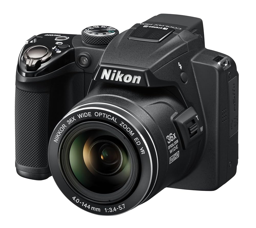 Nikon COOLPIX P500 Compact Digital Camera - Black (12.1MP