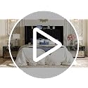 SHA CERLIN Queen Size Velvet Bed Frame with Shelf, Charging Station, Black image 7