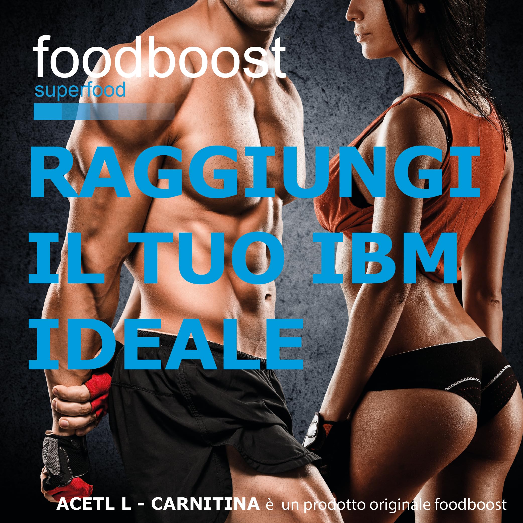 Acetil L-carnitina in polvere, aminoacido in forma libera, 100 g