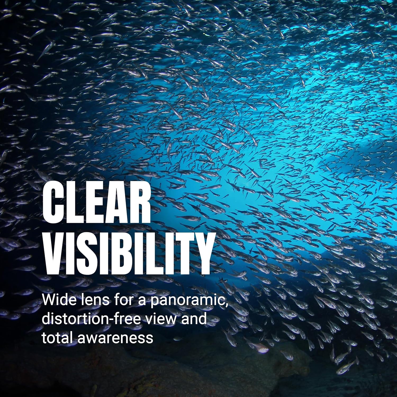 Spartacus Frameless Dive Mask, Ultra-Clear Low-Iron Glass, Wide View, Low Volume, 100% Silicone Skirt