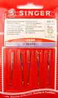 Lot De 5 Aiguilles Machine à Coudre Singer 2032 - 90/14 & 100/16 Pour Cuir - Originales