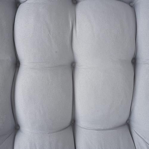 Miniatura 2 de ELFJOY Paquete de 4 cojines para sillas de comedor de 17 x 17 pulgadas, cojines de asiento para sillas de cocina, suaves y cómodos, cuadrados con