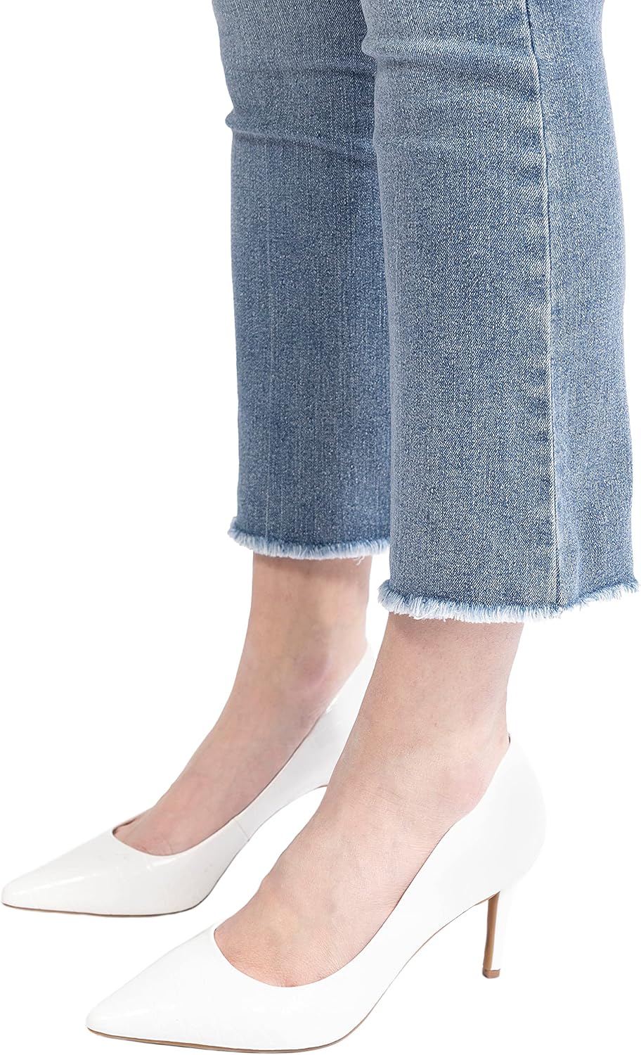 1822 Denim Women's 26" Sustainable High Rise Demi Boot Jeans
