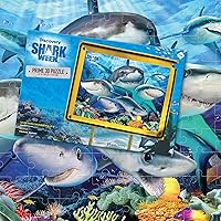 Vista 5 de Prime 3D Selfies Howard Robinson Tiburón Rompecabezas 3D de 100 piezas para niños Tamaño acabado de 12 x 9 pulgadas Desafiante y divertido