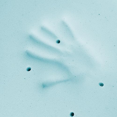 Miniatura 6 de Essentials - Cubrecolchón de espuma viscoelástica de 3 pulgadas, con infusión de gel, funda de punto circular de enfriamiento incluida, espuma