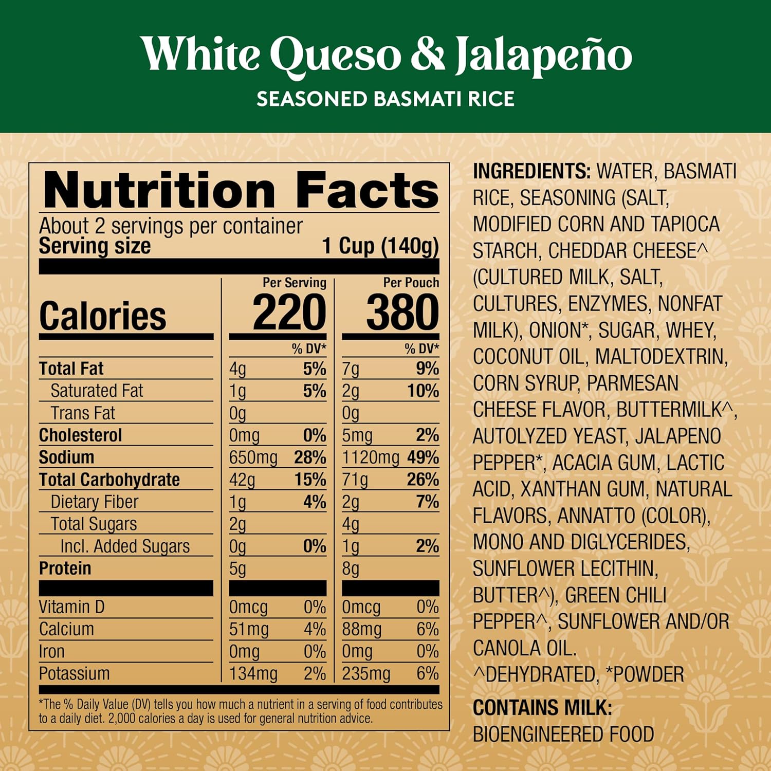 Elevate Your Meals: Royal White Queso & Jalapeno Basmati Rice Review