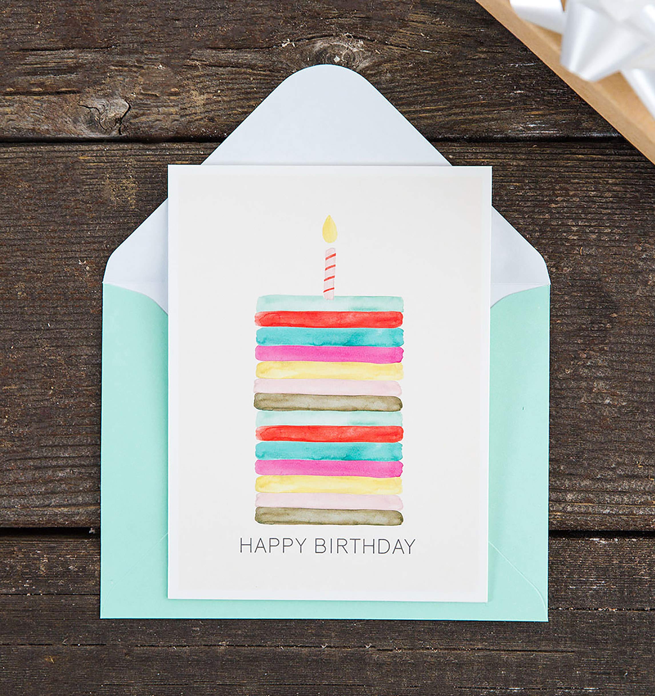 Watercolor Bulk Birthday Cards Assortment 48pc Bulk Happy Birthday