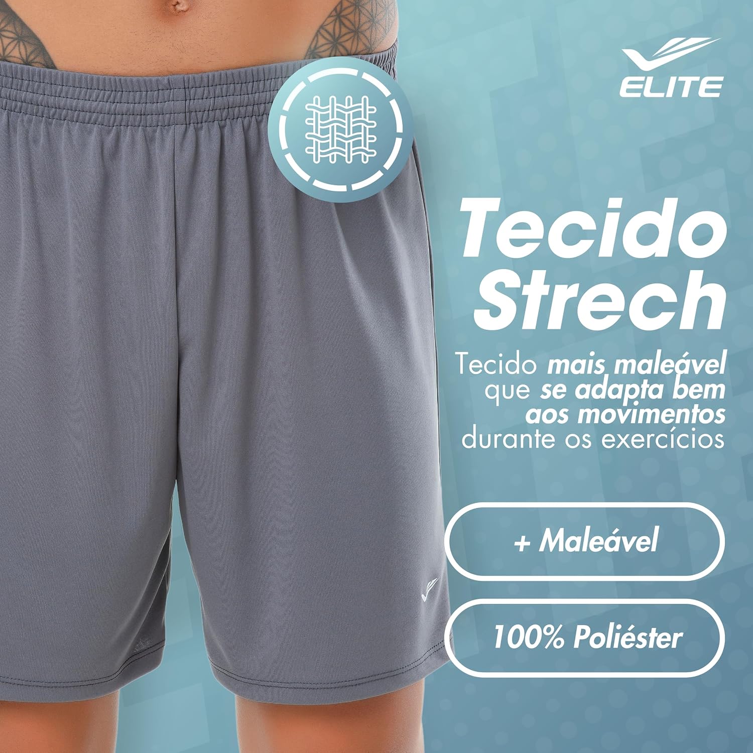 Kit 2 Short Calção Futebol Academia Bermuda Masculino Adulto