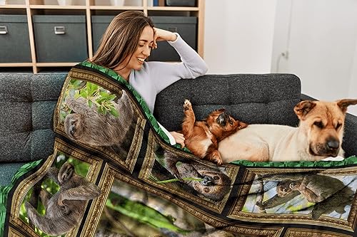 Vista 94 de Samoyed - Manta para mujeres, hombres y niños, regalos para amantes de los perros, manta de franela suave, acogedora, ligera y cálida para Samoyedo