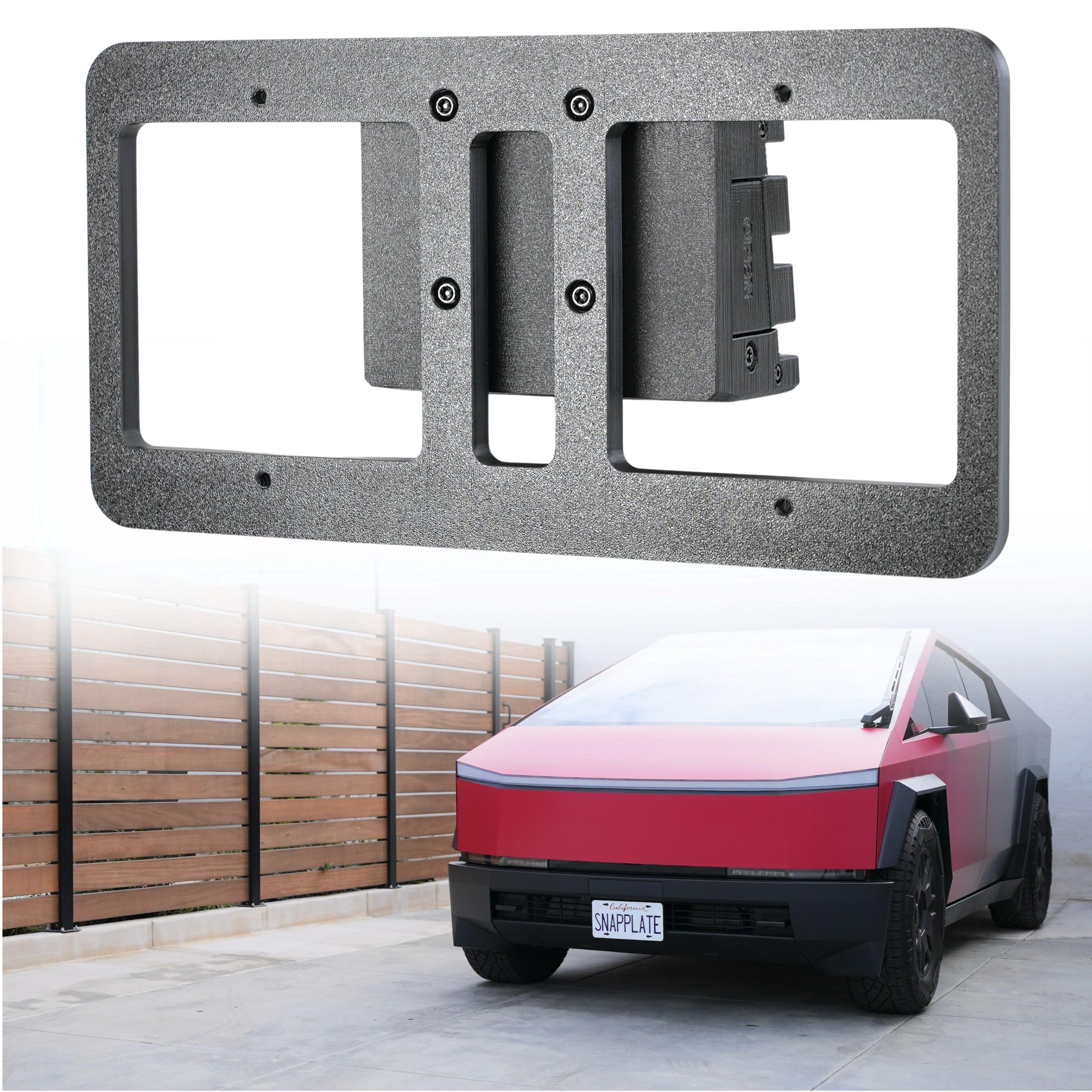 テスラ トラベルプレート Amazon.com: SnapPlate+ Front License Plate Holder - Fits Tesla