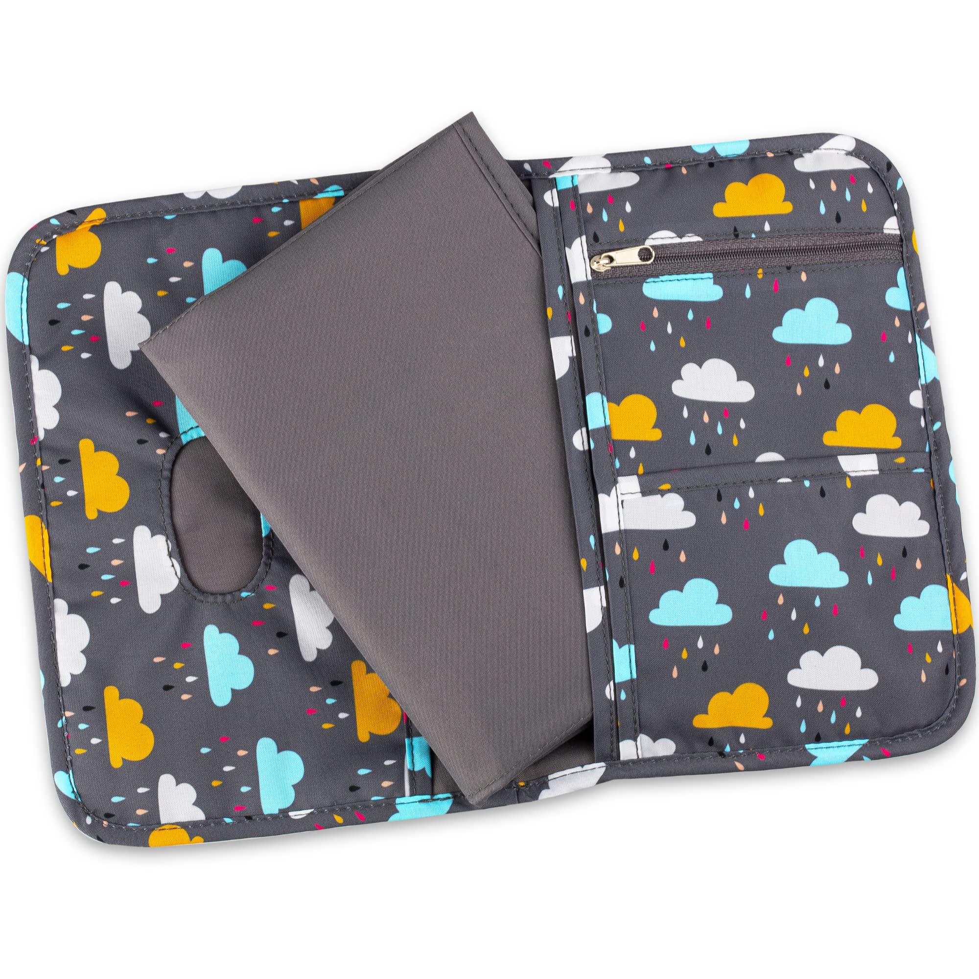 HOMYBABY Fasciatoio portatile impermeabile pieghevole borsa da viaggio con tasche compatto