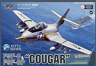 KH80127 1:48 Kitty Hawk F9F-8 / F9F-8P Cougar MODEL BUILDING KIT - coolthings.us
