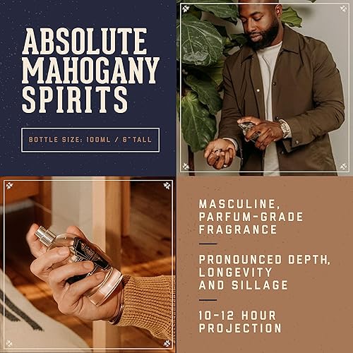 Miniatura 9 de 18.21 Man Made Colonia para hombre, 3.4 fl. oz  Eau de Parfum de larga duración para hombre, aroma dulce con matices amaderados  Eau de Toilette con