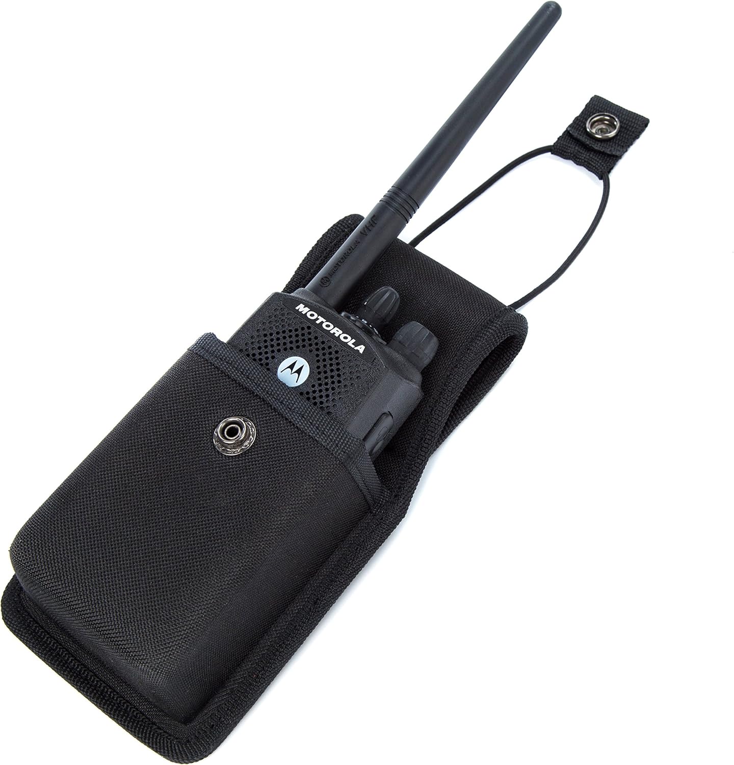 Universal Radio Case Two Way Radio Holder Universal Pouch for Walkie Talkies Nylon Holster Accessories for Motorola MT500, MT1000, MTS2000 and Similar Models by Luiton(1 Pack) : Electronics