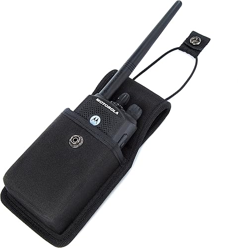 Miniatura 4 de LUITON Funda universal para radio bidireccional, bolsa universal para walkie talkies, funda de nailon, accesorios para MOTOROLA MT500, MT1000,