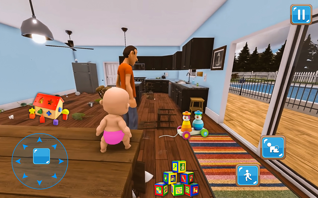 Child Simulator Real Newborn Baby Simulator Daddy Fun Game: Where’s Your Virtual ...