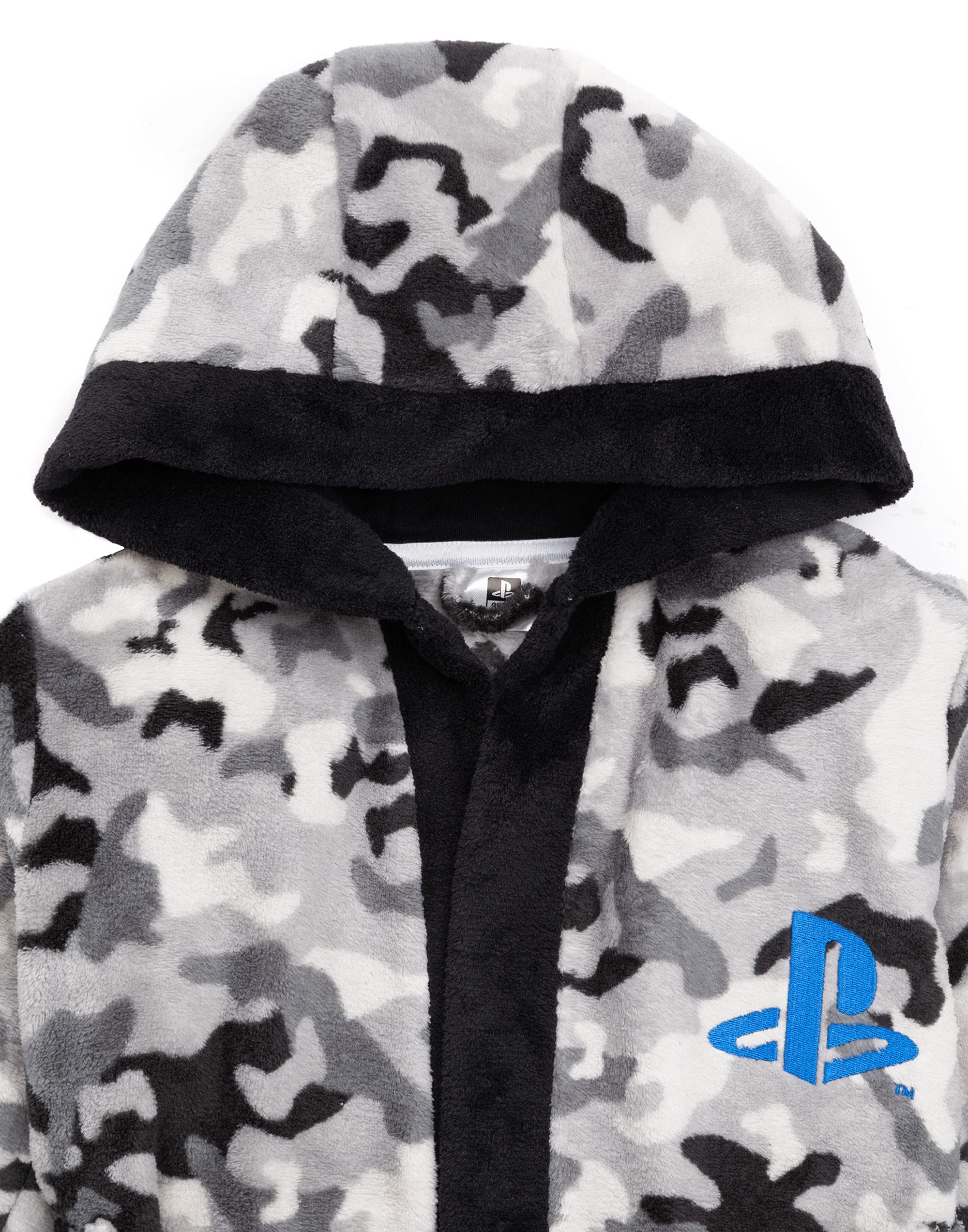 Playstation robe robe garçons enfants jeu de poche peignoir de poche