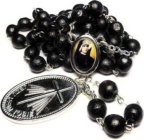 Santa Faustina Kowalska Mística y Visionaria Verdadera Reliquia Apóstol Divino de la Misericordia con Medalla Milagrosa Jesús I Trust in You Basado