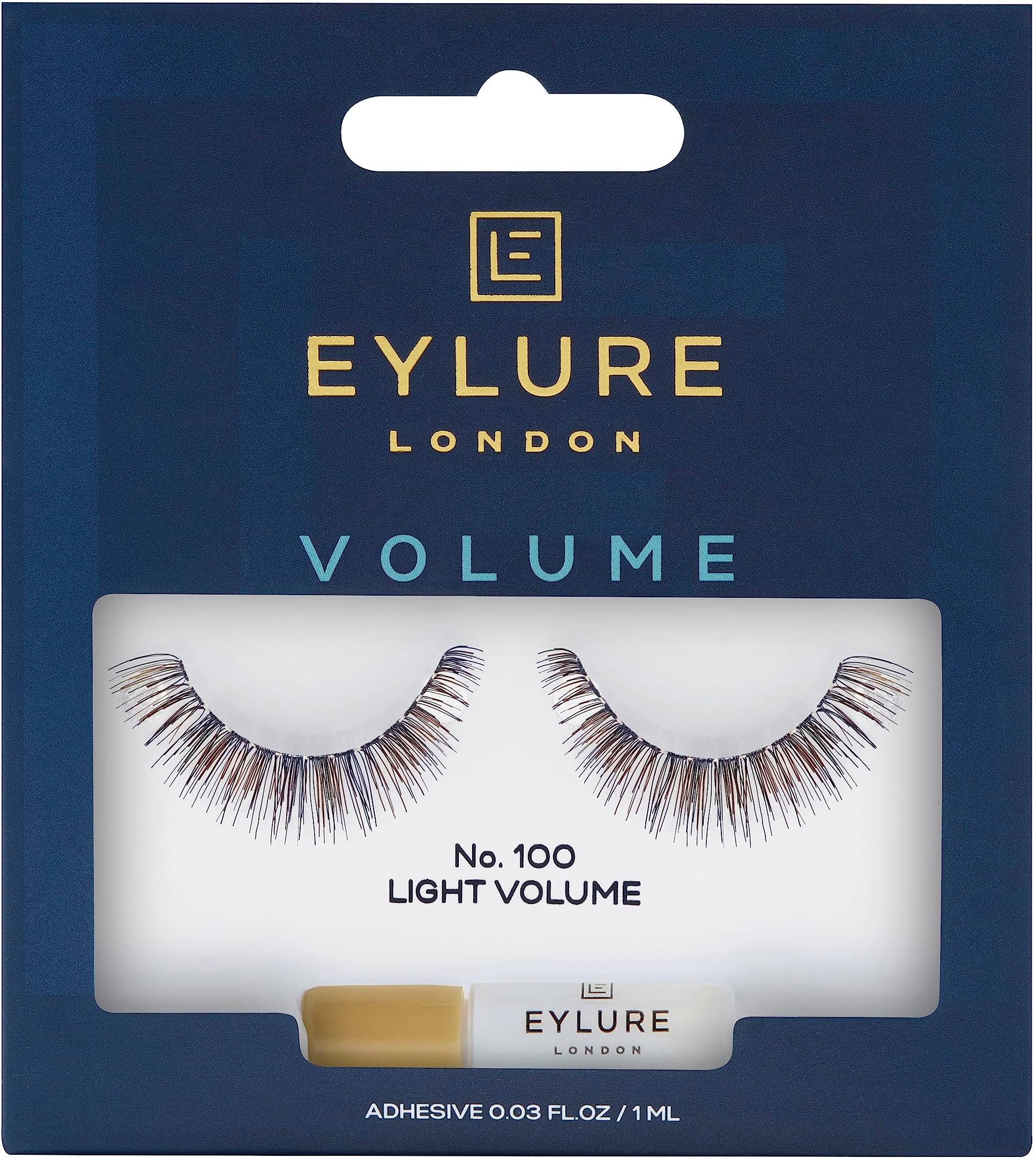 Eylure PreGlued Volume False Eyelashes, No. 101 Beauty