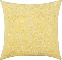 Vista 58 de Better Trends Colección Ashton - Colchas de chenilla con mechones, tamaño individual, color negro, 100% algodón, diseño de medallón de chenilla