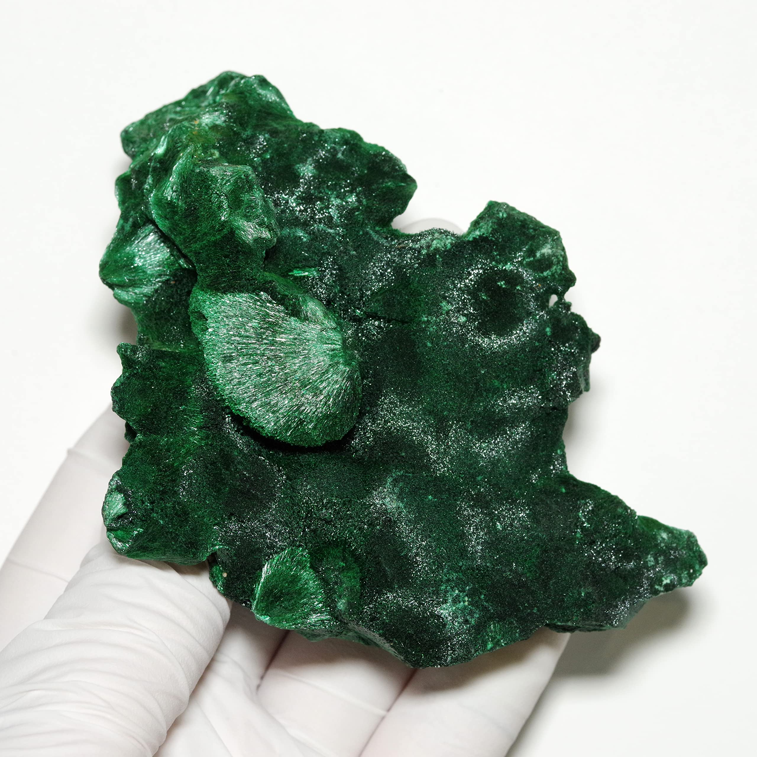 Amazon | [N2 stone Natural] 天然鉱物 孔雀石 (マラカイト/fibrous