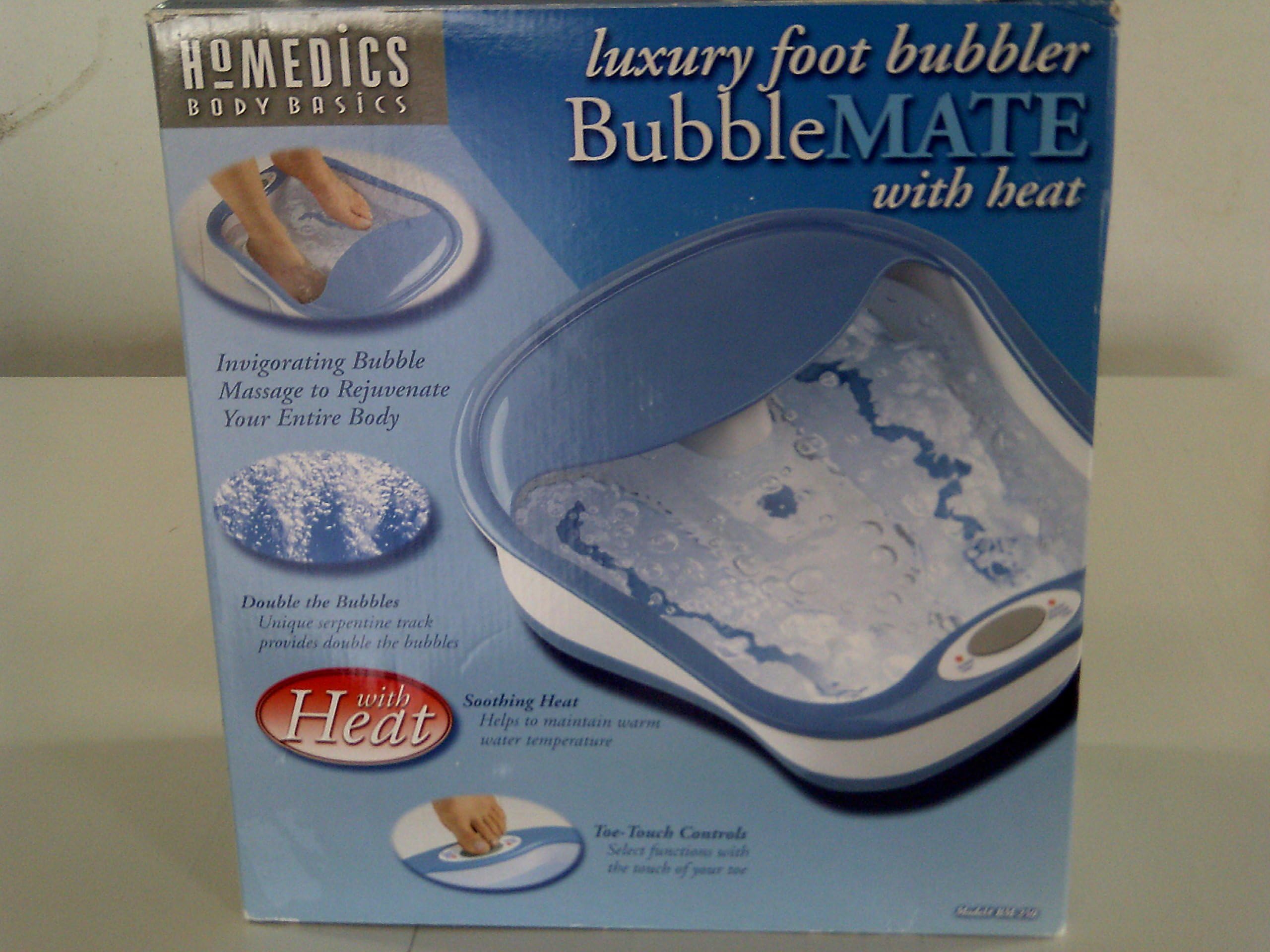 HOMEDICS BM-250 BUBBLE MATE LUXURY FOOT BUBBLER