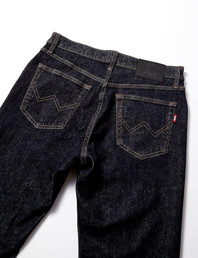 Buy Edwin E403F Men's Regular Straight Denim Pants, Stretch, Made