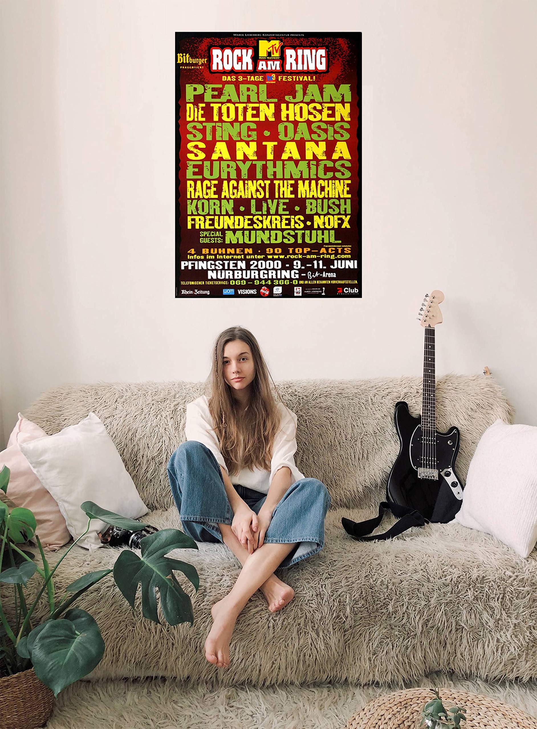 Rock AM Ring & Park - 2000, Rock am Ring 2000 » Konzertplakat/Premium Poster | Live Konzert Veranstaltung | DIN A1 «