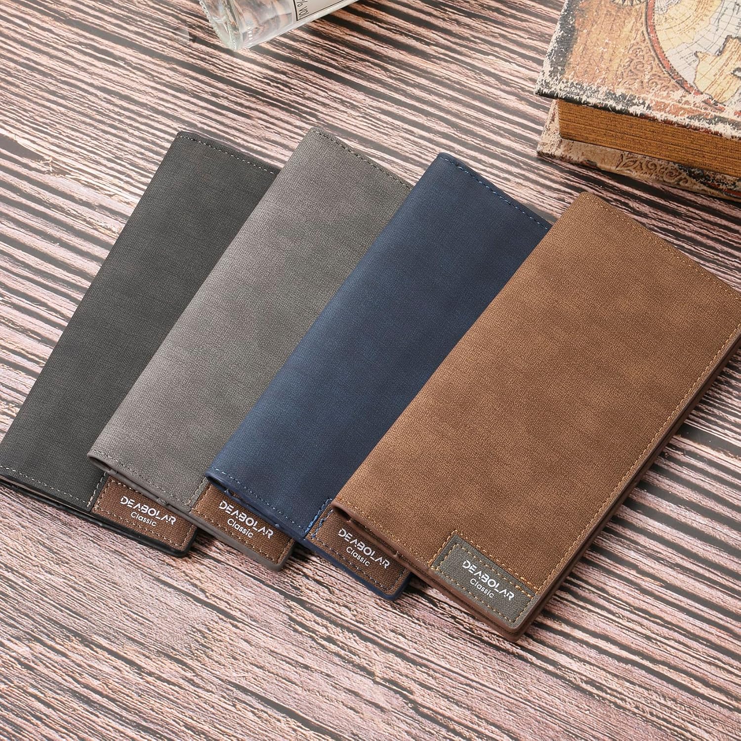 Personalized Long Wallet for Men Custom Engraved Photo or Initials Leather Wallet Personalized Gift for Dad Husband Grandpa -B3 - Image 6